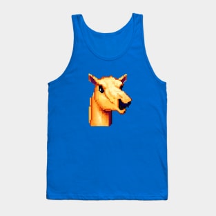 Head animal pixel art Tank Top